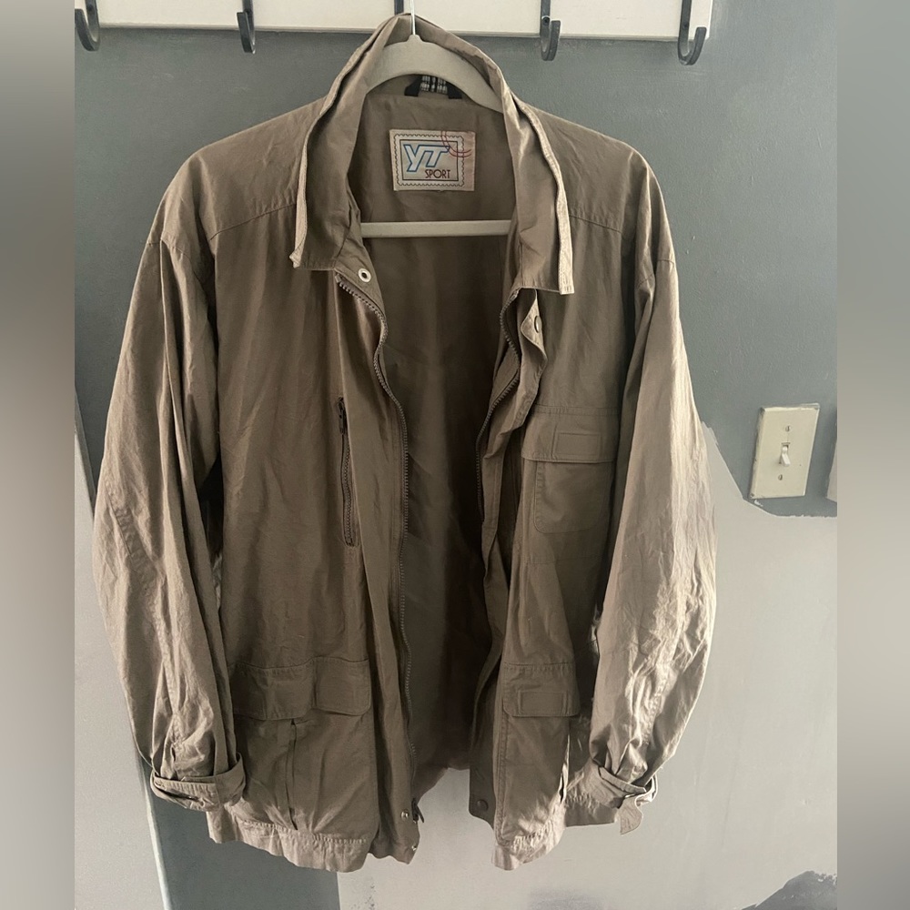 Used YT Sport Trench Coat/Zip Up Jacket Sz M/Lg